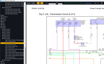 Wiring diagram screenshot